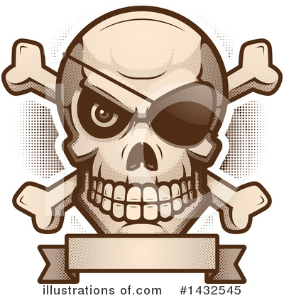 Skull And Crossbones Clipart #1432545 by Cory Thoman