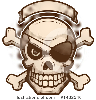 Skull And Crossbones Clipart #1432546 by Cory Thoman