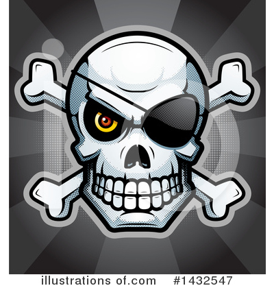 Skull And Crossbones Clipart #1432547 by Cory Thoman