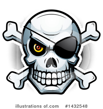 Skull And Crossbones Clipart #1432548 by Cory Thoman