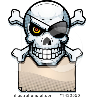 Skull And Crossbones Clipart #1432550 by Cory Thoman