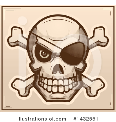 Skull And Crossbones Clipart #1432551 by Cory Thoman