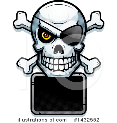 Skull And Crossbones Clipart #1432552 by Cory Thoman