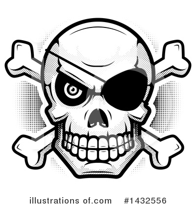 Skull And Crossbones Clipart #1432556 by Cory Thoman