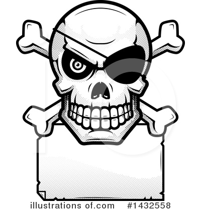 Skull And Crossbones Clipart #1432558 by Cory Thoman