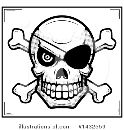 Skull And Crossbones Clipart #1432559 by Cory Thoman