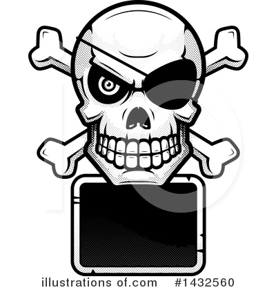 Skull And Crossbones Clipart #1432560 by Cory Thoman