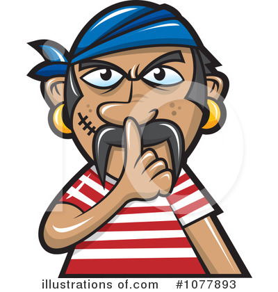 Royalty-Free (RF) Pirates Clipart Illustration by jtoons - Stock Sample #1077893