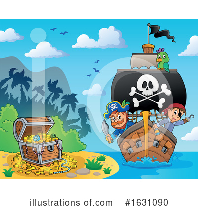 Royalty-Free (RF) Pirates Clipart Illustration by visekart - Stock Sample #1631090