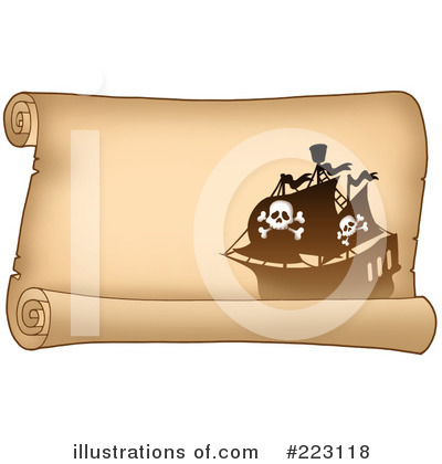 Royalty-Free (RF) Pirates Clipart Illustration by visekart - Stock Sample #223118
