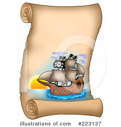 Royalty-Free (RF) Pirates Clipart Illustration by visekart - Stock Sample #223137