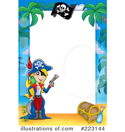 Royalty-Free (RF) Pirates Clipart Illustration by visekart - Stock Sample #223144