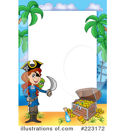 Royalty-Free (RF) Pirates Clipart Illustration by visekart - Stock Sample #223172