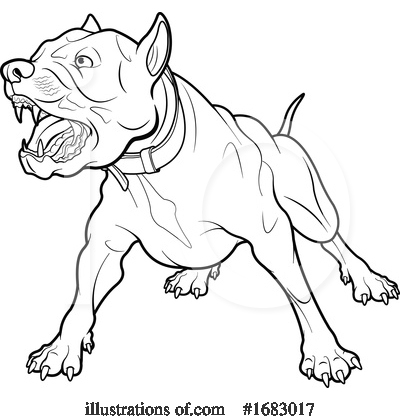 Pit Bull Clipart #1683017 by Pushkin