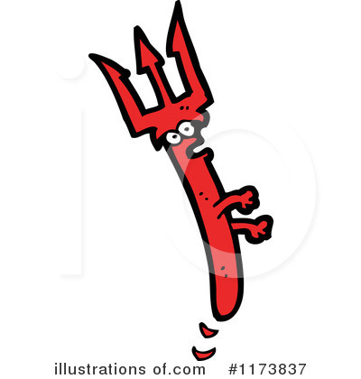 Royalty-Free (RF) Pitchfork Clipart Illustration by lineartestpilot - Stock Sample #1173837