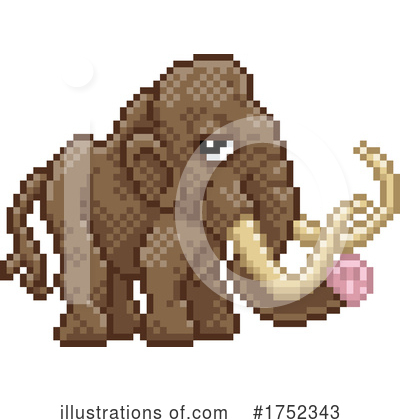 Mammoth Clipart #1752343 by AtStockIllustration