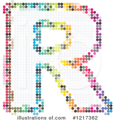 Pixelated Letter Clipart #1217362 by Andrei Marincas