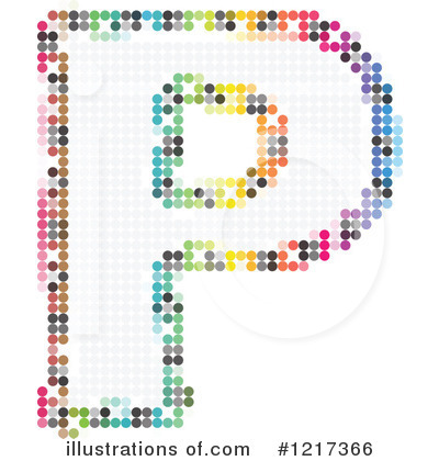 Pixelated Letter Clipart #1217366 by Andrei Marincas