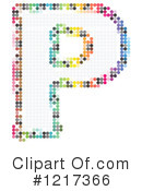 Pixelated Letter Clipart #1217366 by Andrei Marincas