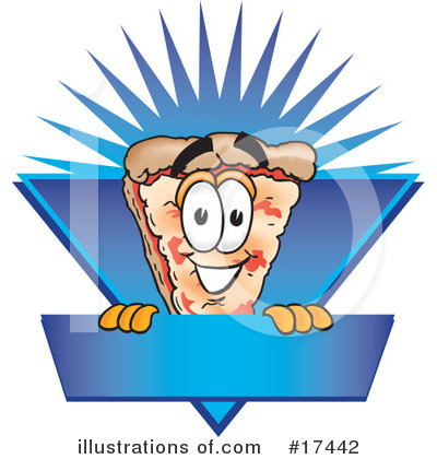 Royalty-Free (RF) Pizza Character Clipart Illustration by Mascot Junction - Stock Sample #17442