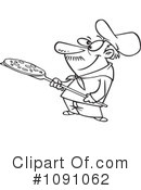 Pizza Chef Clipart #1091062 by toonaday