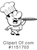 Pizza Chef Clipart #1151703 by Cory Thoman