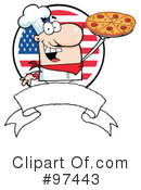 Pizza Chef Clipart #97443 by Hit Toon