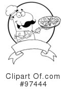 Pizza Chef Clipart #97444 by Hit Toon