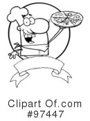 Pizza Chef Clipart #97447 by Hit Toon