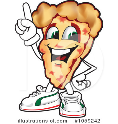 Royalty-Free (RF) Pizza Clipart Illustration by Mascot Junction - Stock Sample #1059242