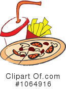 Pizza Clipart #1064916 by Vector Tradition SM