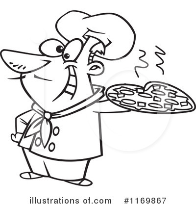 Pizza Chef Clipart #1169867 by toonaday