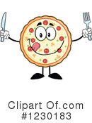 Pizza Clipart #1230183 by Hit Toon