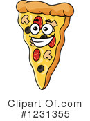 Pizza Clipart #1231355 by Vector Tradition SM