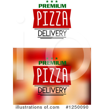 Royalty-Free (RF) Pizza Clipart Illustration by Vector Tradition SM - Stock Sample #1250090
