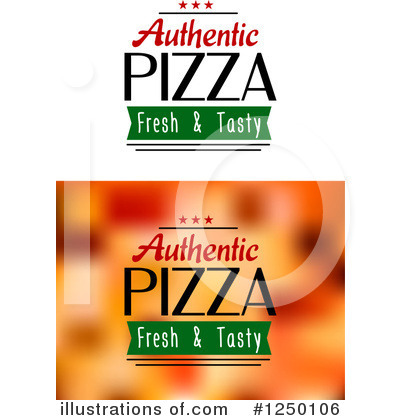 Royalty-Free (RF) Pizza Clipart Illustration by Vector Tradition SM - Stock Sample #1250106