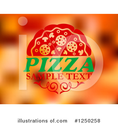 Royalty-Free (RF) Pizza Clipart Illustration by Vector Tradition SM - Stock Sample #1250258