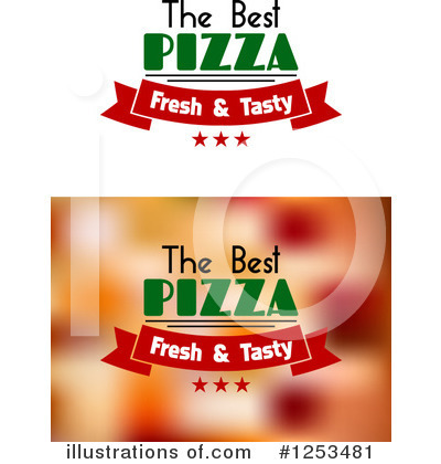 Royalty-Free (RF) Pizza Clipart Illustration by Vector Tradition SM - Stock Sample #1253481