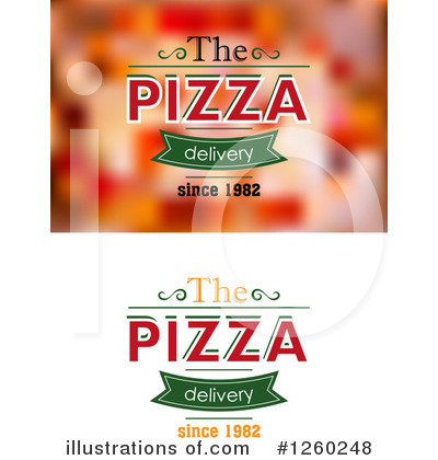Royalty-Free (RF) Pizza Clipart Illustration by Vector Tradition SM - Stock Sample #1260248