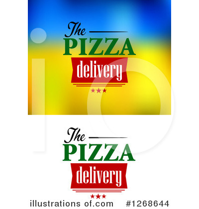 Royalty-Free (RF) Pizza Clipart Illustration by Vector Tradition SM - Stock Sample #1268644