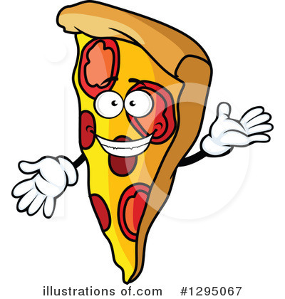 Royalty-Free (RF) Pizza Clipart Illustration by Vector Tradition SM - Stock Sample #1295067