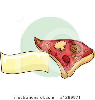 Royalty-Free (RF) Pizza Clipart Illustration by BNP Design Studio - Stock Sample #1299971