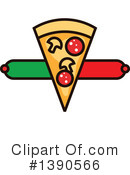 Pizza Clipart #1390566 by Vector Tradition SM