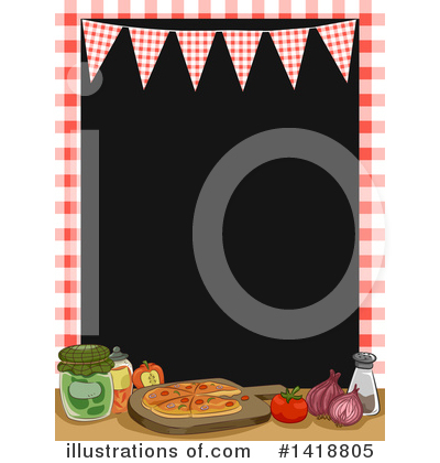 Royalty-Free (RF) Pizza Clipart Illustration by BNP Design Studio - Stock Sample #1418805