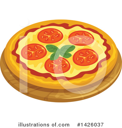 Royalty-Free (RF) Pizza Clipart Illustration by Vector Tradition SM - Stock Sample #1426037