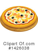 Pizza Clipart #1426038 by Vector Tradition SM