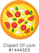 Pizza Clipart #1444323 by Vector Tradition SM