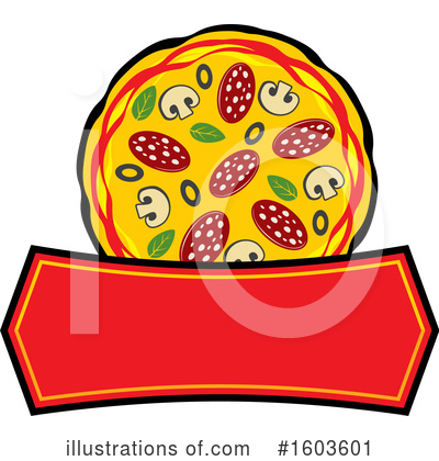 Royalty-Free (RF) Pizza Clipart Illustration by Vector Tradition SM - Stock Sample #1603601
