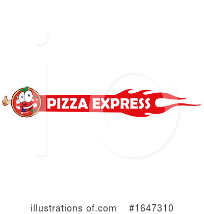 Royalty-Free (RF) Pizza Clipart Illustration by Domenico Condello - Stock Sample #1647310
