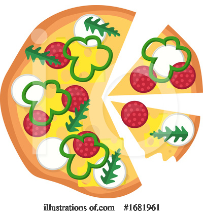Royalty-Free (RF) Pizza Clipart Illustration by Morphart Creations - Stock Sample #1681961